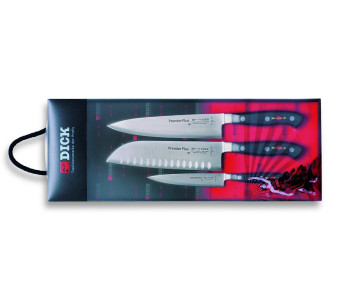 Set di 3 coltelli professionali a lama forgiata Dick Premier Eurasia