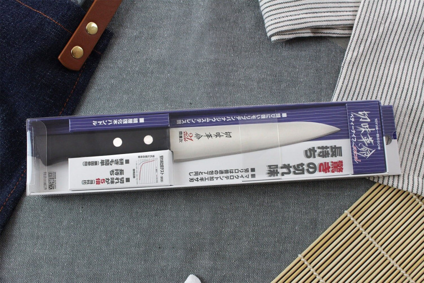 Kanetsugu Rev 21 yleispuukko japanilainen yleispuukko 13cm mikro hammastettu terä 13cm mikro hammastettu terä