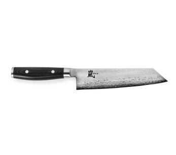 Japanilainen Kiritsuke kokkiveitsi Yaxell RAN 20cm terä damascus 69 kerrosta