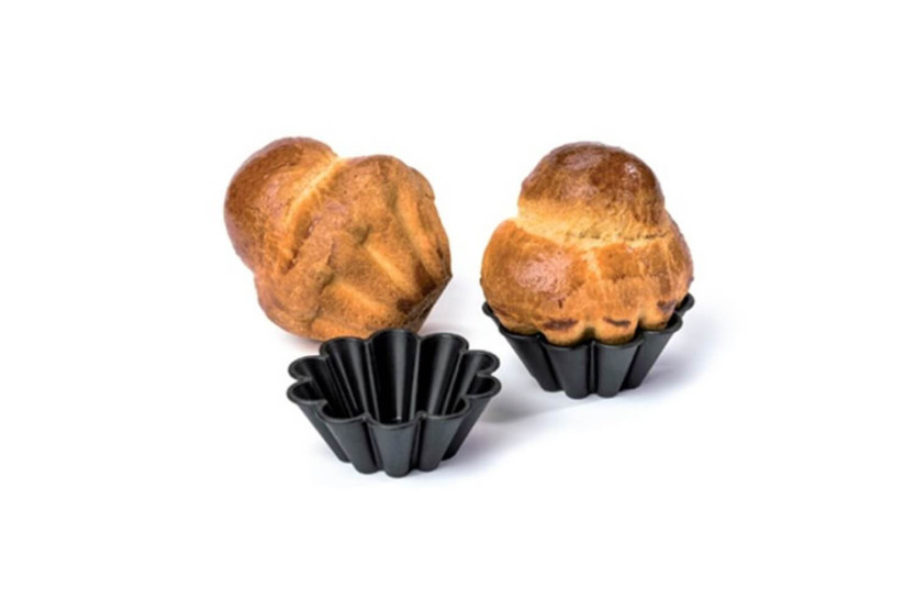 Set mit 12 individuellen Matfer Exoglass® Brioche-Formen