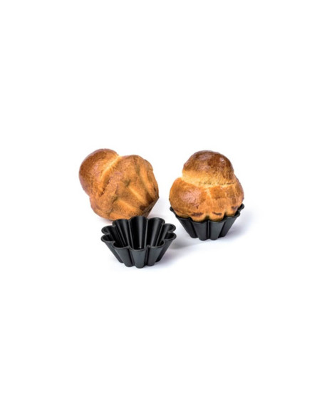 Set di 12 stampi singoli per brioche Matfer Exoglass®