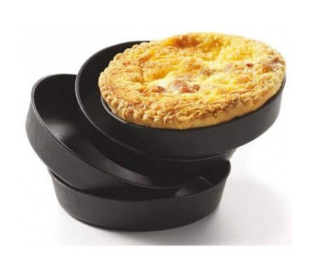 12 Exoglass® Matfer quiche- tai millasson-muotin sarja 2