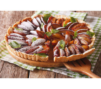 Tourtière canelada em folha de Flandres + base móvel 2