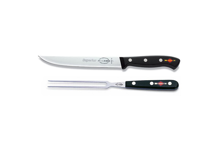 Dick Superior professionell skärset kniv + gaffel