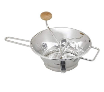 Colino per verdure in acciaio inox da 24 cm + manopola in legno