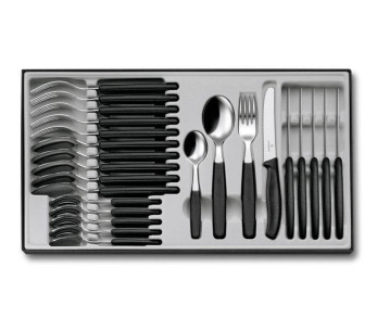 Victorinox Swissclassic 24-osainen keittiösetti 18/10 ruostumatonta terästä polypropeenikahva