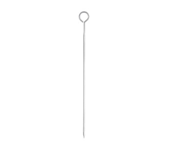 Juego de 4 pinchos triangulares de 30 cm de acero inoxidable 2