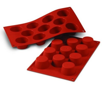 Molde de silicone professionnel Silicon Flex 300x175mm 11 mini muffins 5cm
