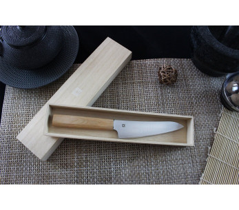 Shizu Hamono Yuri 13,5 cm Japansk universalkniv, ljusfärgat handtag 2