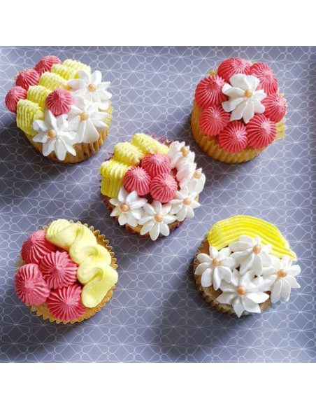 Silikomart Silicon Flex professional silicone mold 300x175mm 6 muffins 6.9cm