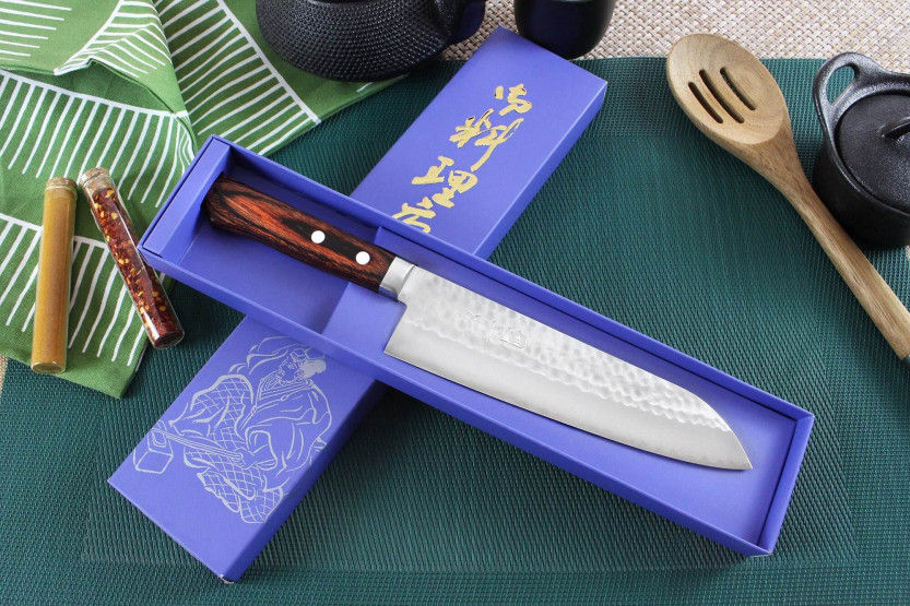 Masutani 18cm vasaroitu japanilainen kokkiveitsi ' s veitsi