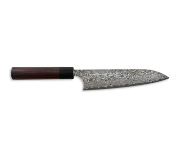 Yoshimi Kato 18cm VG10  Damasco Níquel cuchillo de chef japonés hecho a mano