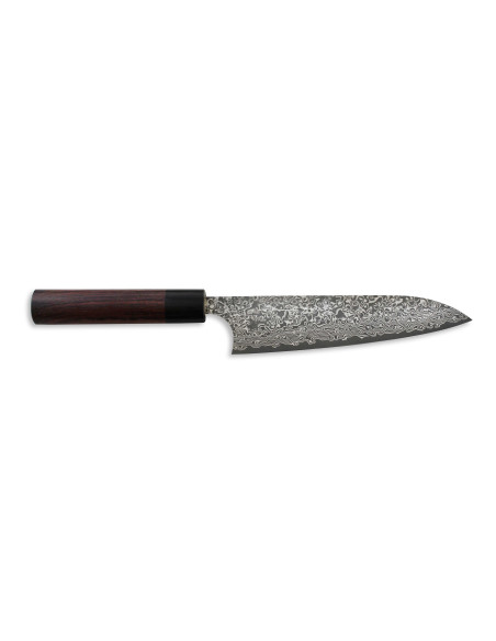 Yoshimi Kato 18 cm VG10 Damaskus nikkel håndlaget japansk kokkekniv