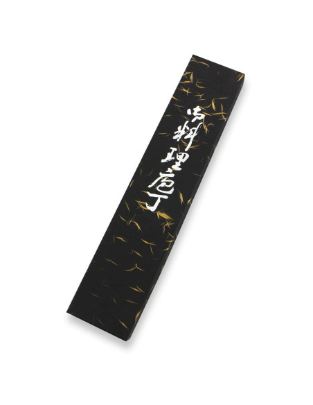 Håndlaget japansk bunka-kniv Yoshimi Kato 16,5 cm VG10  nikkeldamaskus