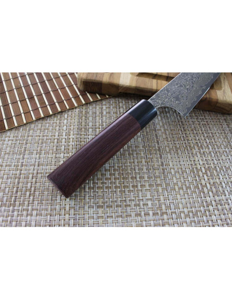 Yoshimi Kato 16,5 cm VG10  Damasco Nickel Coltello bunka giapponese fatto a mano