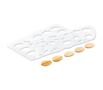 Placa de chablon oval de silicone 297 x 210 mn