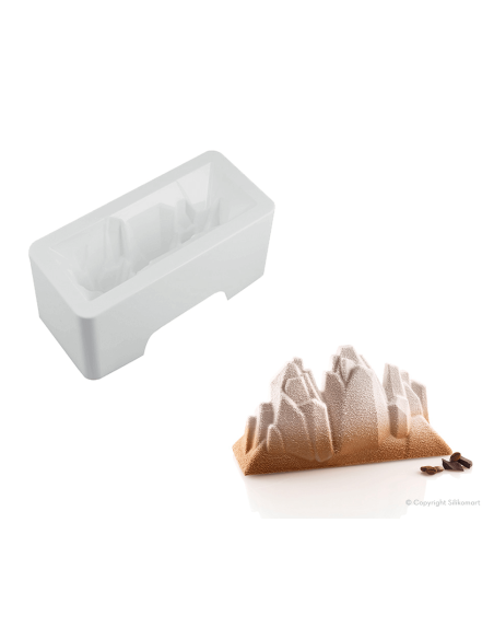 Tre Cime" mountain Silikomart mould