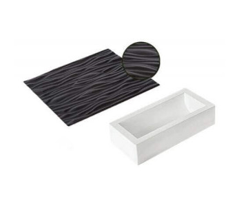 Kit de moldes para troncos 250 x 90 mm + alfombrilla de decoración Silikomart
