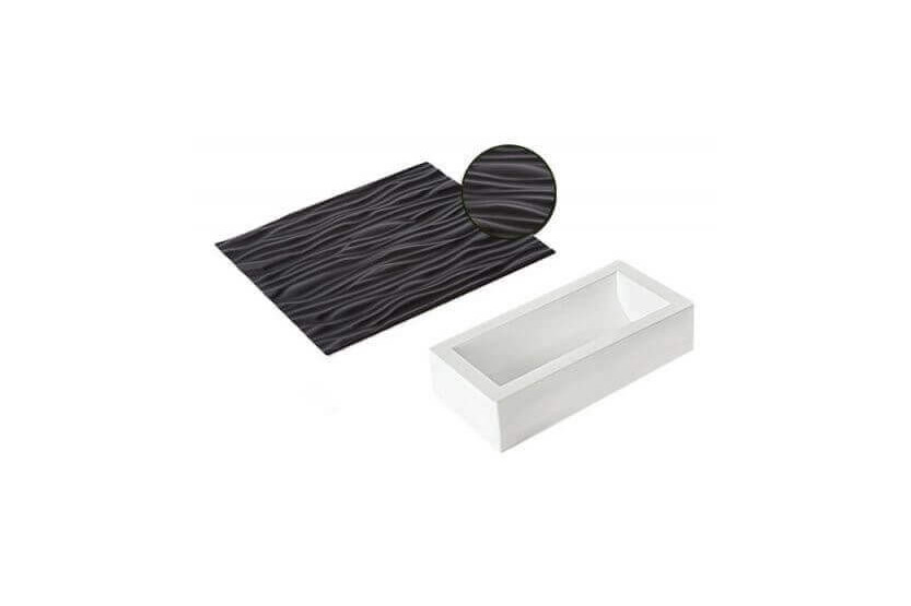 Kit de moldes para toros 250 x 90 mm + tapete de decoração Silikomart