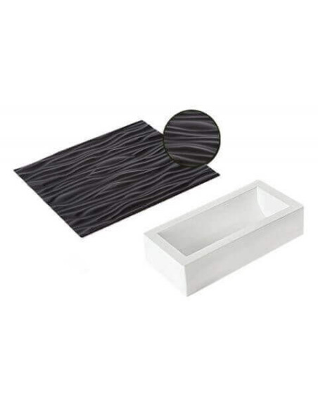 Kit de moldes para toros 250 x 90 mm + tapete de decoração Silikomart