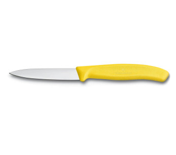 Victorinox Swissclassic urtekniv gul med glatt blad 8 cm