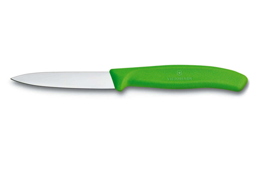 Victorinox Swissclassic paring knife green smooth blade 8cm