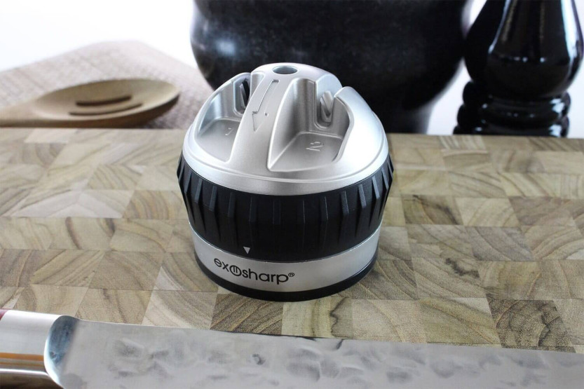 Exosharp manual sharpener for all your kitchen knives