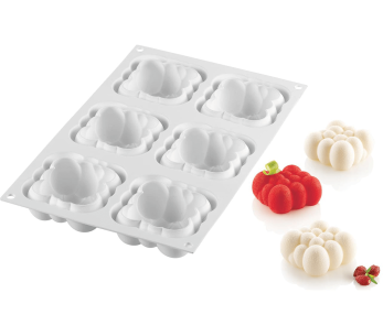 Silikomart pastry mould 6 mini square clouds