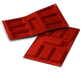Silicon Flex molde profesional 300x175mm 7 financiers