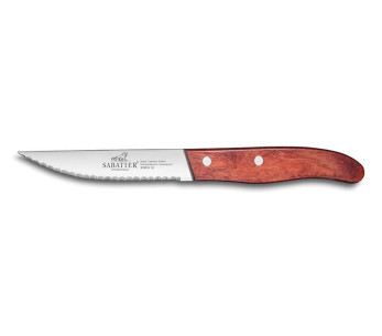 SABATIER International Cuchillo chuletero Dallas 12,5cm mango de palisandro