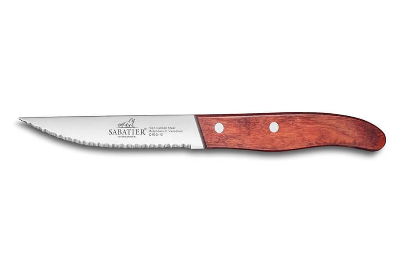 SABATIER International Dallas steak knife 12.5cm rosewood handle