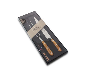 Caja SABATIER Provençao Cuchillos rebanadores 20cm + tenedor carne