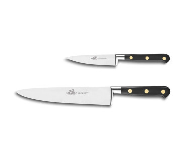 SABATIER Idéal Laiton Office 10 cm + Chef 20 cm knivsett 2