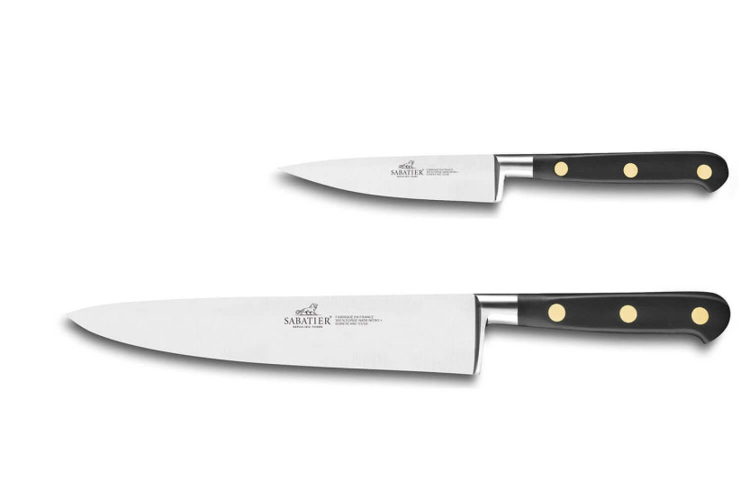 SABATIER Idéal Laiton Office 10 cm + Chef 20 cm knivsæt