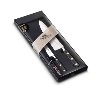 Caja SABATIER Ideal Latón Office 10cm + Chef 20cm cuchillos
