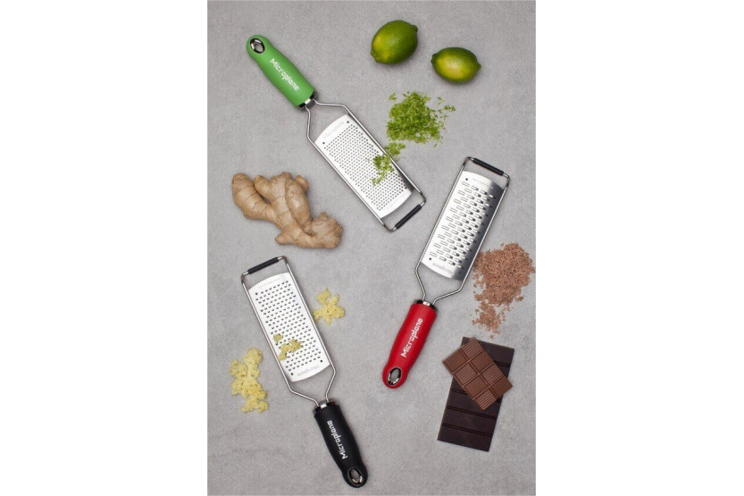 Microplane Gourmet dubbelzijdige rasp zwart handvat