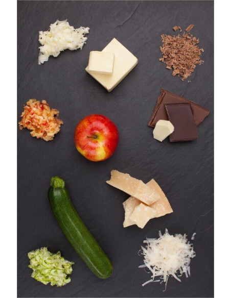 Microplane Gourmet dubbelzijdige rasp zwart handvat