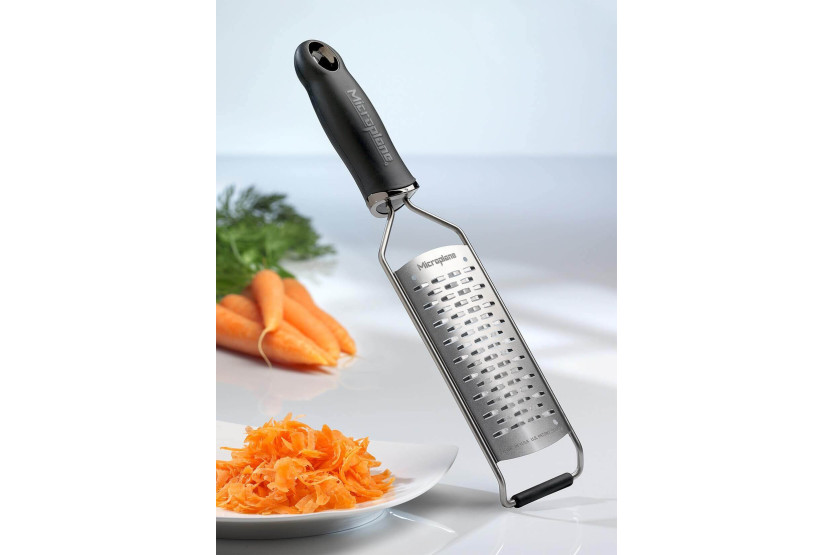 Microplane Gourmet dubbelzijdige rasp zwart handvat
