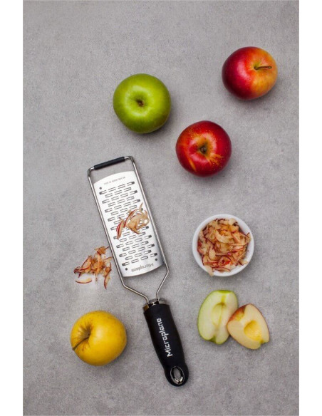 Microplane Gourmet dubbelzijdige rasp zwart handvat