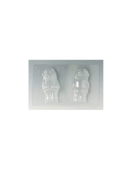 Plåt 1 chokladform Jultomten 205 x 95 mm