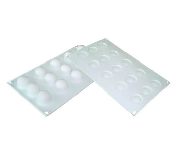Silikomart Molde silicona profesional 15 mini trufas 32 x 28mm