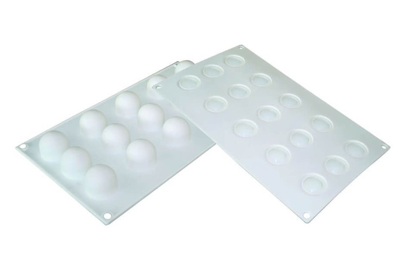 Professionel silikoneform Silikomart 15 minitrøfler 32 x 28 mm