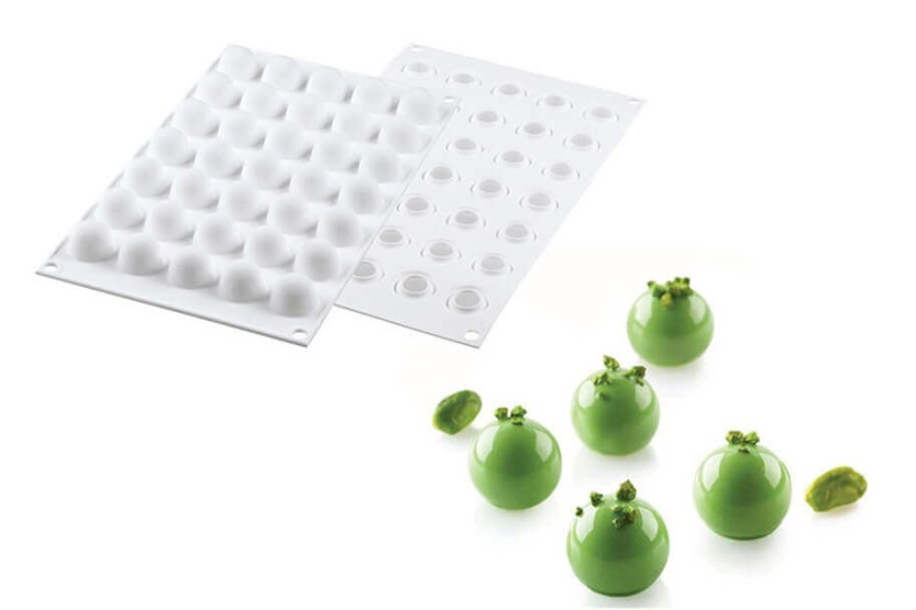 Molde de silicone professionnel Silikomart 35 micro truffes 22 x 20mm