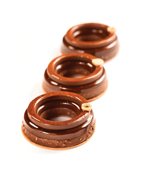 6 moldes para anéis + 1 cortador duplo Silikomart