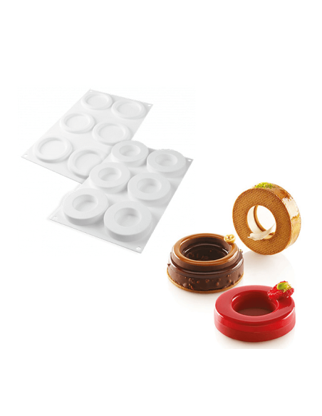 6 ring mold + 1 Silikomart double cutter