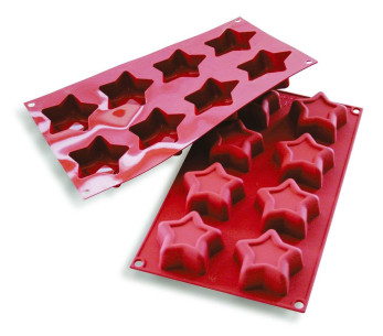 Molde silicona Flex Molde silicona profesional 300x175mm 6 magdalenas 6.8cm