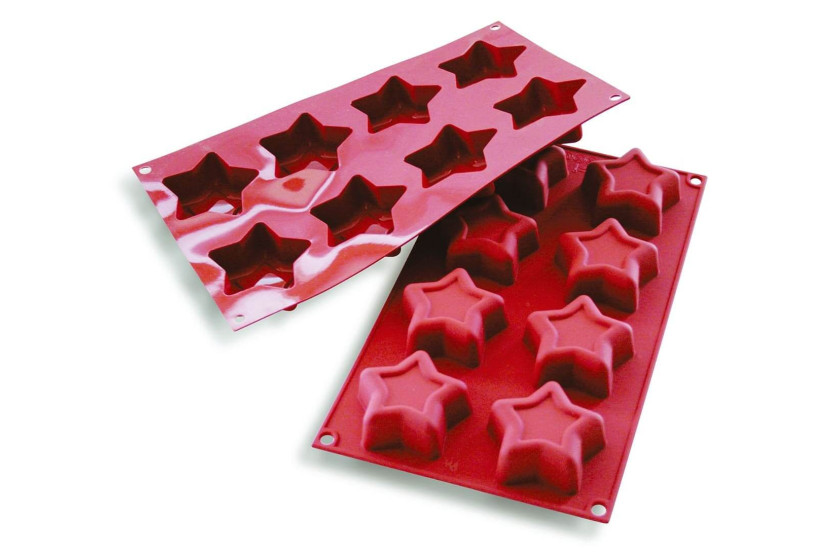 Silicon mold Flex Professional Silicon mold 300x175mm 6 muffins 6.8cm