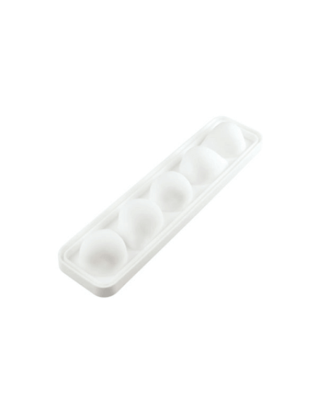 Silikomart white silicone strawberry mould