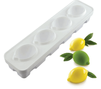 Stampo per pasta al limone Silikomart in silicone bianco