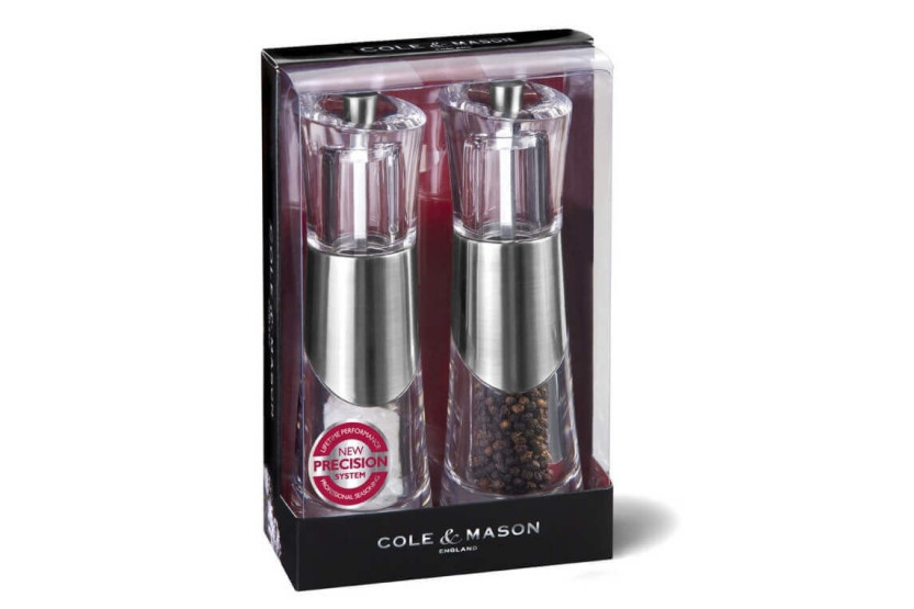 Cole & Mason Bobbi peper en zoutstel 18,5cm
